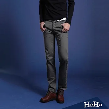長褲 學院風修身時尚直筒休閒長褲 七色-HeHa-29（淺灰）