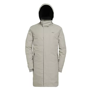 【hilltop山頂鳥】男款GoreTex兩件式防水長大衣F21M46-M淺卡