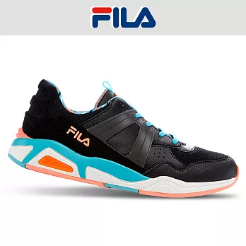 FILA中性經典復古運動鞋 CAGE RUNNER 14(4-C102O-066)6黑藍