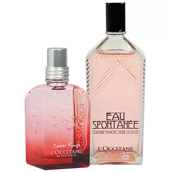 L’OCCITANE歐舒丹 嫣紅櫻花香水(50ml)送清泉果露香霧(300ml)2016.01