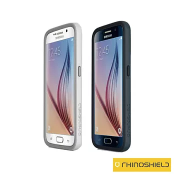 RHINO SHIELD犀牛盾 Samsung Galaxy S6專用 科技緩衝材質耐衝擊邊框殼-兩色深藍色
