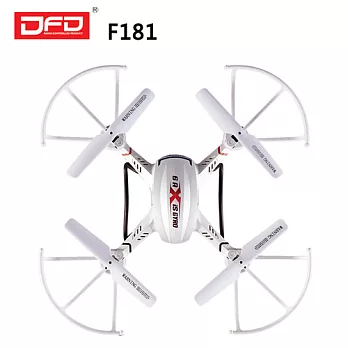 DFD六軸陀螺儀空拍飛行機F181(紅/白)白色