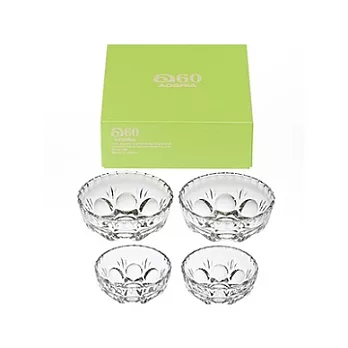 日本Aderia60 圓形透明豆缽組2入