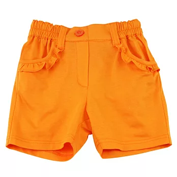 【愛的世界】純棉橙色短褲-台灣製-80橙色