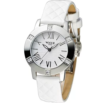 VOGUE 經典菱格紋時尚腕錶 2V1501-341SD-W