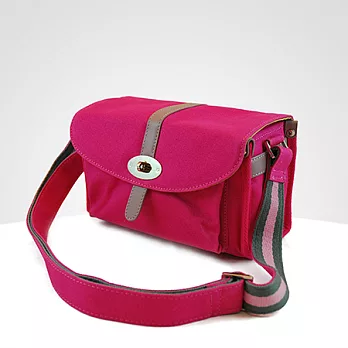 Amore 愛拉 復古單眼相機包-桃紅