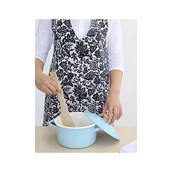 [Mamae] 韓國時尚清新葉片圍裙 簡約風格 成人廚房圍裙如圖示