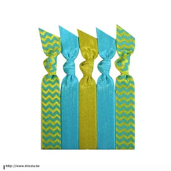 EMI❤JAY 美國知名手工髮飾手環 2+Print -Waterfall