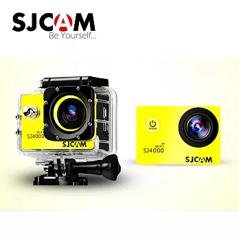 SJCAM SJ4000W WIFI版防水運動型攝影機(公司貨/共8色)黃色