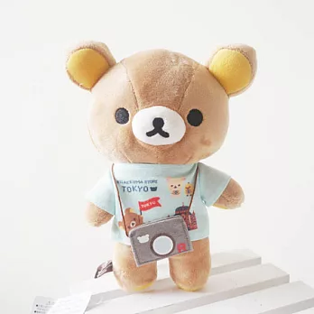 Rilakkuma拉拉熊東京景點主題限定毛绒小公仔(S)