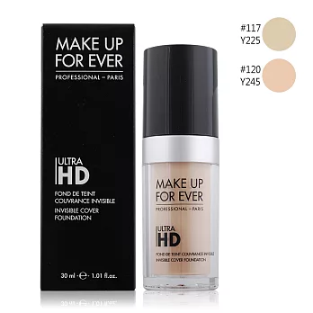 MAKE UP FOR EVER ULTRA HD超進化無瑕粉底液(30ml)-兩色可選#117