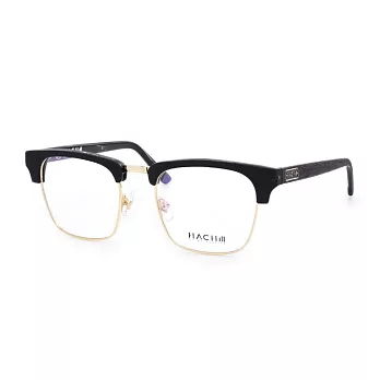 HACHILL 潮流玩酷 眉型流行大框粗邊平光眼鏡HC8219-C3霧黑