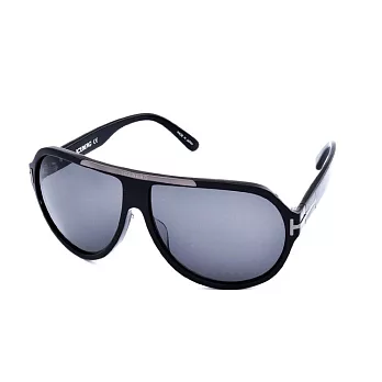 ICEBERG 低調奢華 日本製水鑽圓框粗邊太陽眼鏡504-01S黑