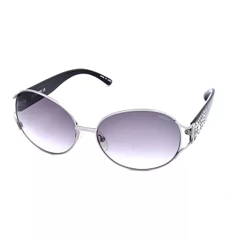 ICEBERG 低調奢華 日本製水鑽圓框粗邊太陽眼鏡522-1灰