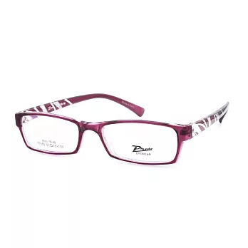PRATO 韓版甜美氣質 方框平光眼鏡TF565-C5紅