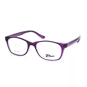 PRATO 韓國製流行潮流 方框平光眼鏡PA2002-C4紫