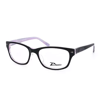 PRATO 韓版流行粗邊方框平光眼鏡8315-70黑