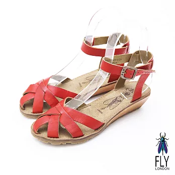 Fly London(女)★太陽花之女微跟涼鞋 - 太陽紅35太陽紅