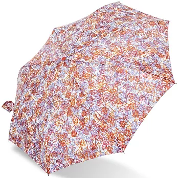 【rainstory】浪漫花漾(橘)抗UV隨身自動傘
