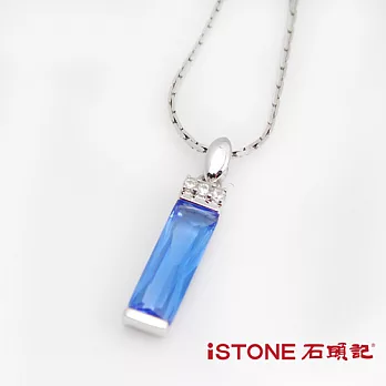 石頭記 長相依藍水晶925純銀項鍊藍水晶