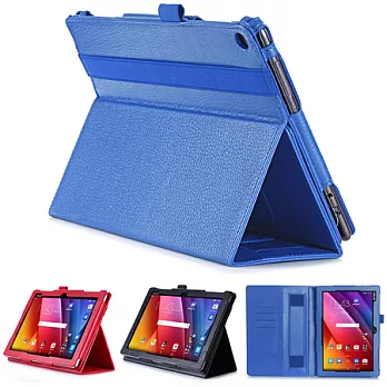 華碩 ASUS ZenPad 10 Z300C Z300CL 專用錢包款可手持直接斜立皮套黑色