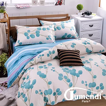 【法國Jumendi-沁甜香戀】台灣製雙人四件式特級純棉床包被套組