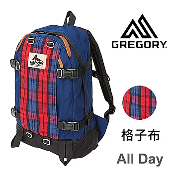 【美國Gregory】All Day日系休閒後背包22L-格子布