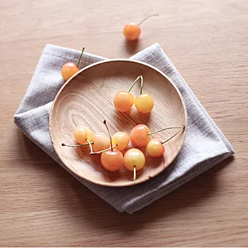 【Homely Zakka】木趣食光木質小碟(大圓)