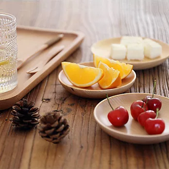 【Homely Zakka】木趣食光木質小碟(小圓)