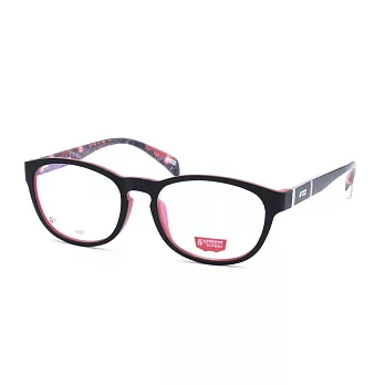 5TH 美國潮流 高清TR輕量膠框平光眼鏡9067-3外黑內紅