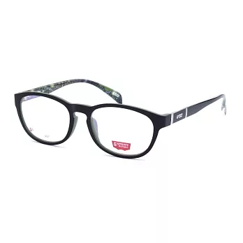 5TH 美國潮流 高清TR輕量膠框平光眼鏡9067-5外黑內綠