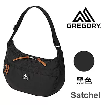 【美國Gregory】Satchel日系休閒斜肩包-黑色-S