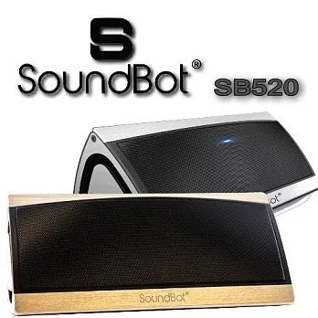 SOUNDBOT 美國藍芽重砲音響 SB520 魔幻3D環繞音響 免持通訊音響 iphone 重低音bass音響亮金色