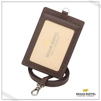 BRAUN BUFFEL‧德國小金牛 -提貝里烏斯系列證件夾- 自信棕