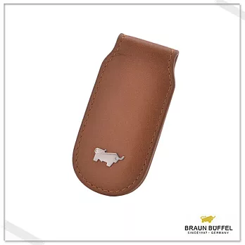 BRAUN BUFFEL‧德國小金牛 - 艾爾巴系列吸鐵錢夾-焦糖棕
