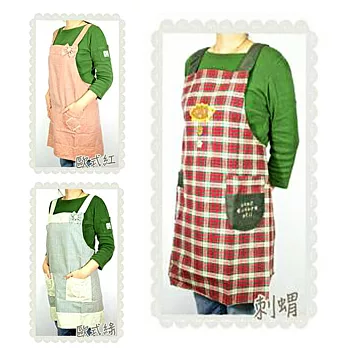 【仙德曼】麻棉圍裙-3件入