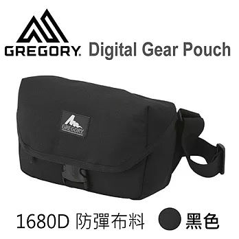 【美國Gregory】Digital Gear Pouch日系單眼相機側背包-黑色1680D防彈表布