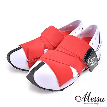 【Messa米莎專櫃女鞋】繽紛馬卡龍百變系列健走鞋35紅色
