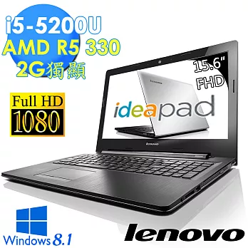 【 Lenovo】ideaPad G50-80《i5-獨顯-經濟超值》15.6吋 i5-5200U M330獨顯 FHD WIN8.1筆電(銀)(80E501YJTW)太空銀灰