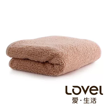 Lovel 3M高質感超細纖維絨毛毛巾6件組(共6色)泰迪棕6件組
