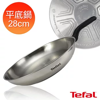 Tefal法國特福 晶彩不鏽鋼系列28cm平底鍋