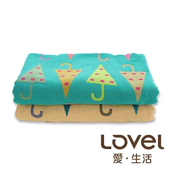 Lovel日雜塗鴉糖果雨傘紗布浴巾6入組請備註否則隨機出貨