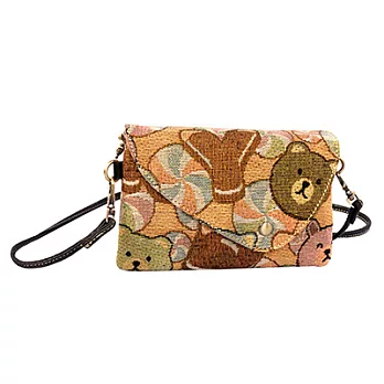 【DAV DANNY 大衛丹尼】金糖果系列-可愛小熊手拿側背包08