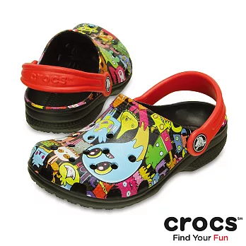 Crocs - 童 -經典伯格曼小克駱格 -23黑