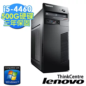 【Lenovo】ThinkCentre M73 《最強的後盾》 i5-4460四核心 Win7工作站 桌上型電腦(10B3A0TKTW)夜黑