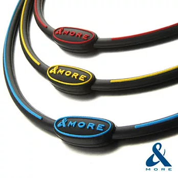 【&MORE愛迪莫】KADORI鈦鍺運動項鍊(黑炫風系列)內斂紅55cm