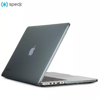 Speck MacBook Pro Retina 15吋透明亮面保護殼-太空灰