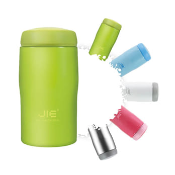 JIE-QQ冷熱隨身杯(桃紅)