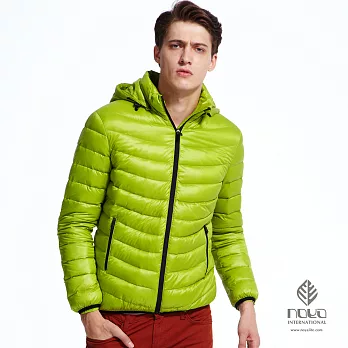 【NOYA】超輕量修身頂級連帽輕薄羽絨-41D20780M芥末