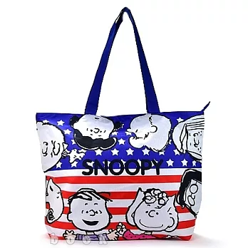 Snoopy【we are family】大型尼龍包